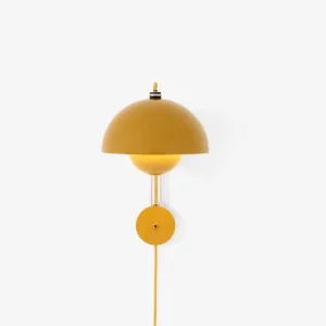 Flowerpot vp8 wall lamp mustard