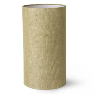 jute cylinder lamp shade jade green
