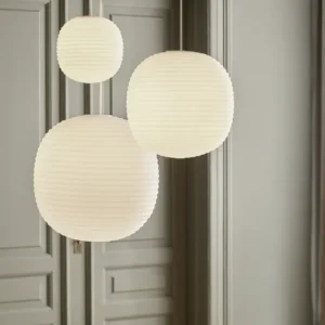lantern pendant medium frosted white