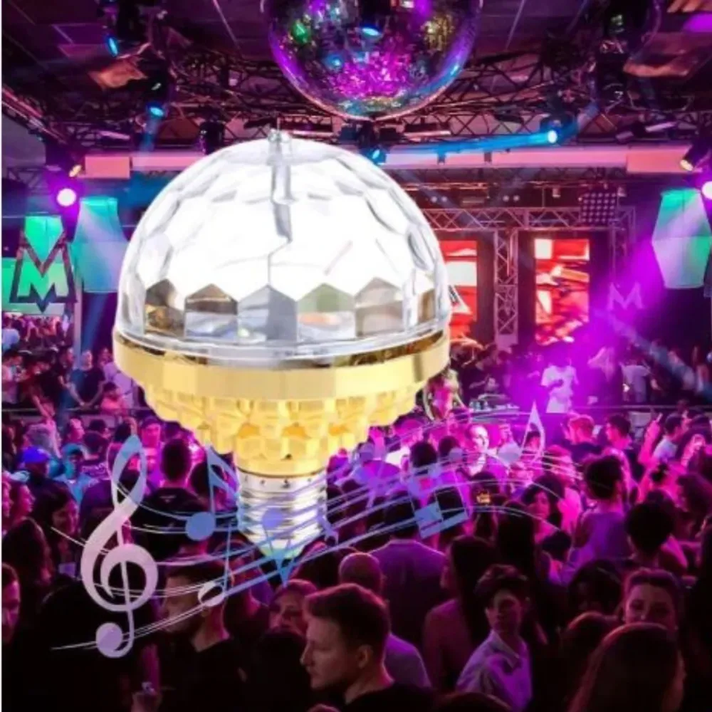 Ledsen™ DiscoBall 1+1 GRATIS: Fargerik Roterende LED-Diskolys Ball