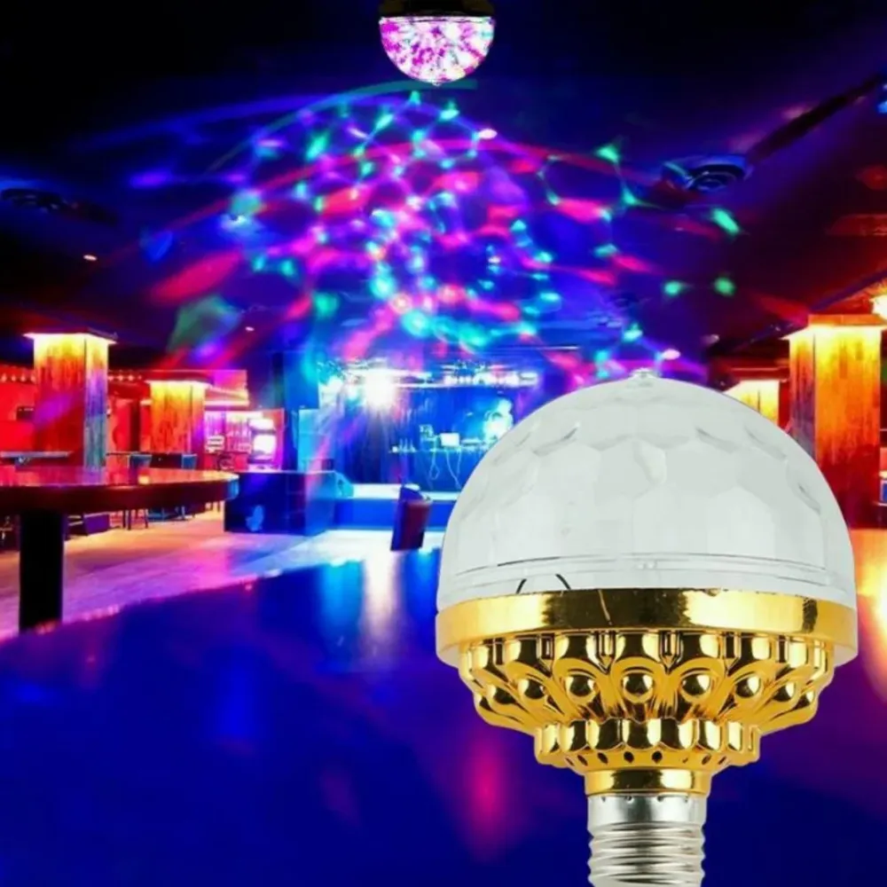 Ledsen™ DiscoBall 1+1 GRATIS: Fargerik Roterende LED-Diskolys Ball