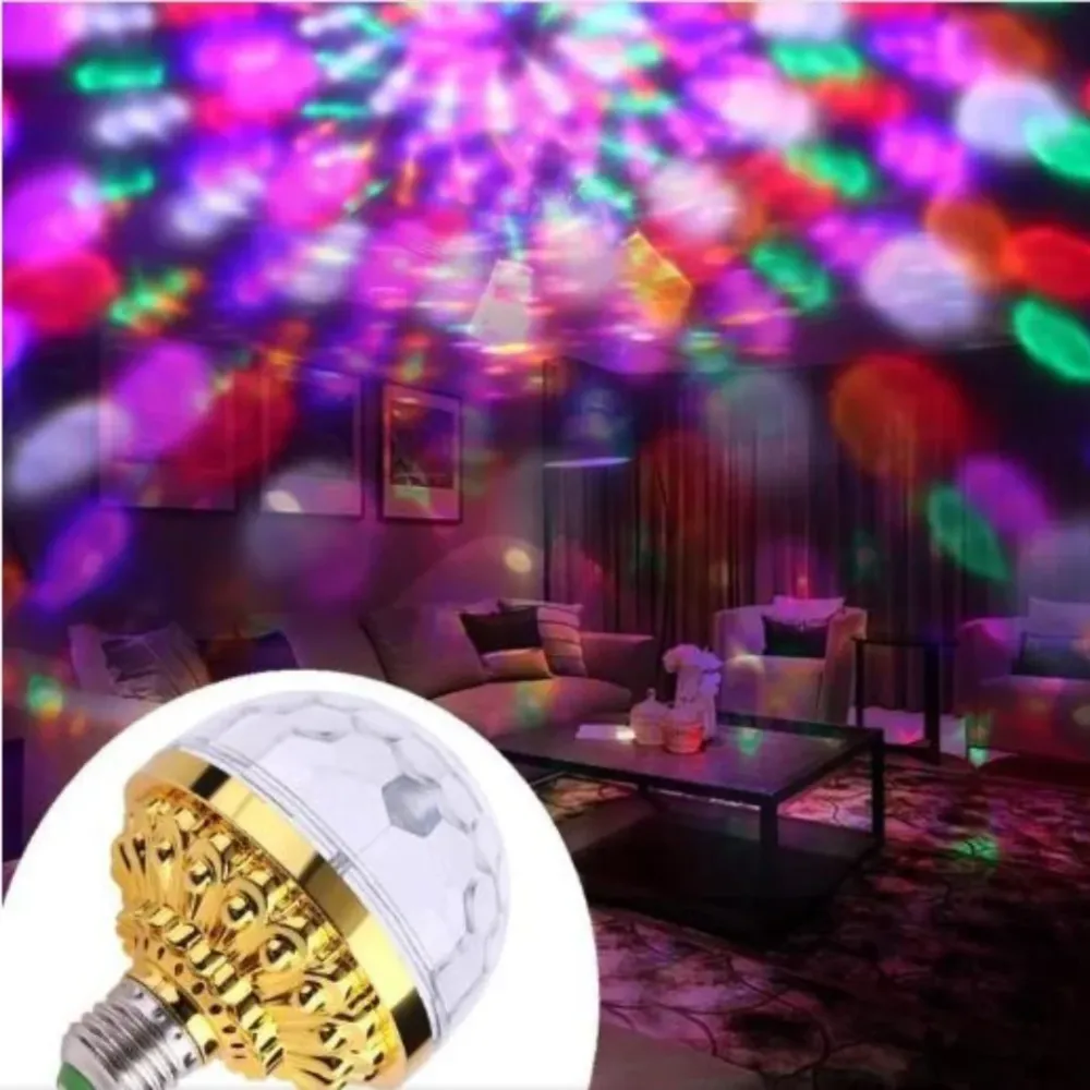 Ledsen™ DiscoBall 1+1 GRATIS: Fargerik Roterende LED-Diskolys Ball