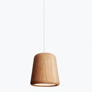 Material Pendel Natural Oak w. White Fitting