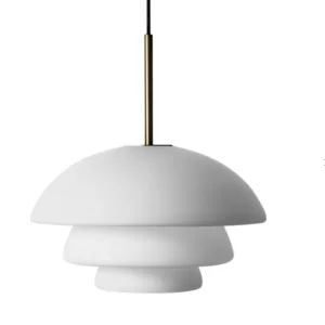 Taklampe 4006 large matt hvit