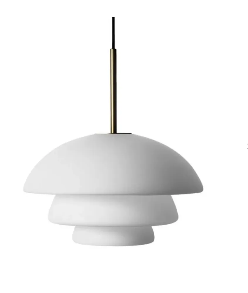 Taklampe 4006 large matt hvit