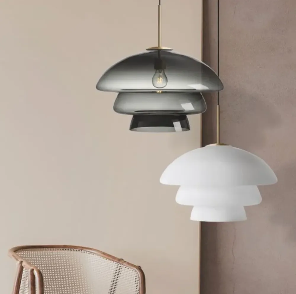 Taklampe 4006 small matt hvit