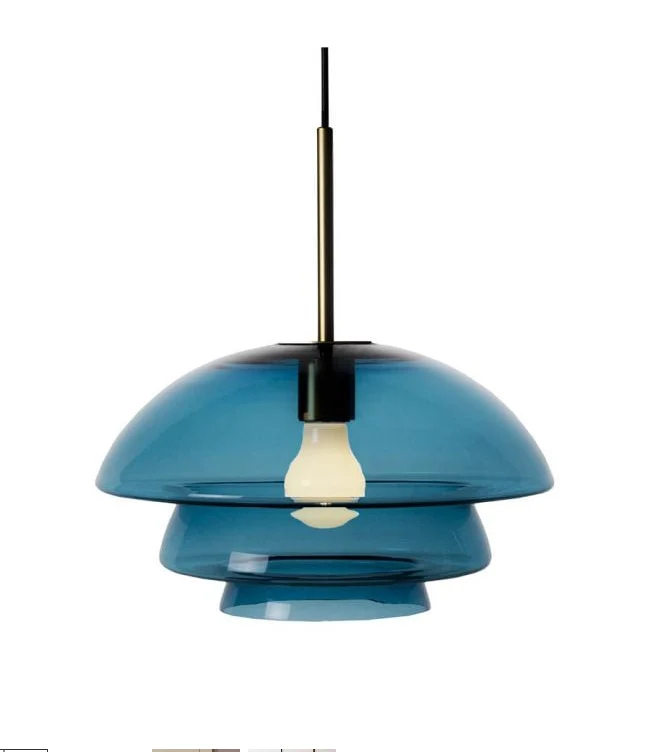 Taklampe 4006 small stålblå