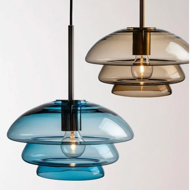 Taklampe 4006 small stålblå