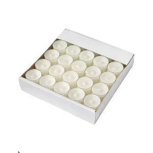 Telys – 50 stk, hvit