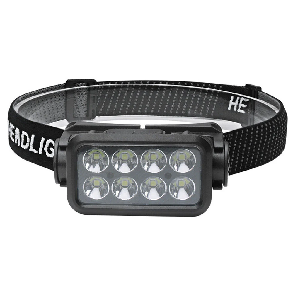 8 LED -hodelykt superlykt utendørs hodelys Wefulfil