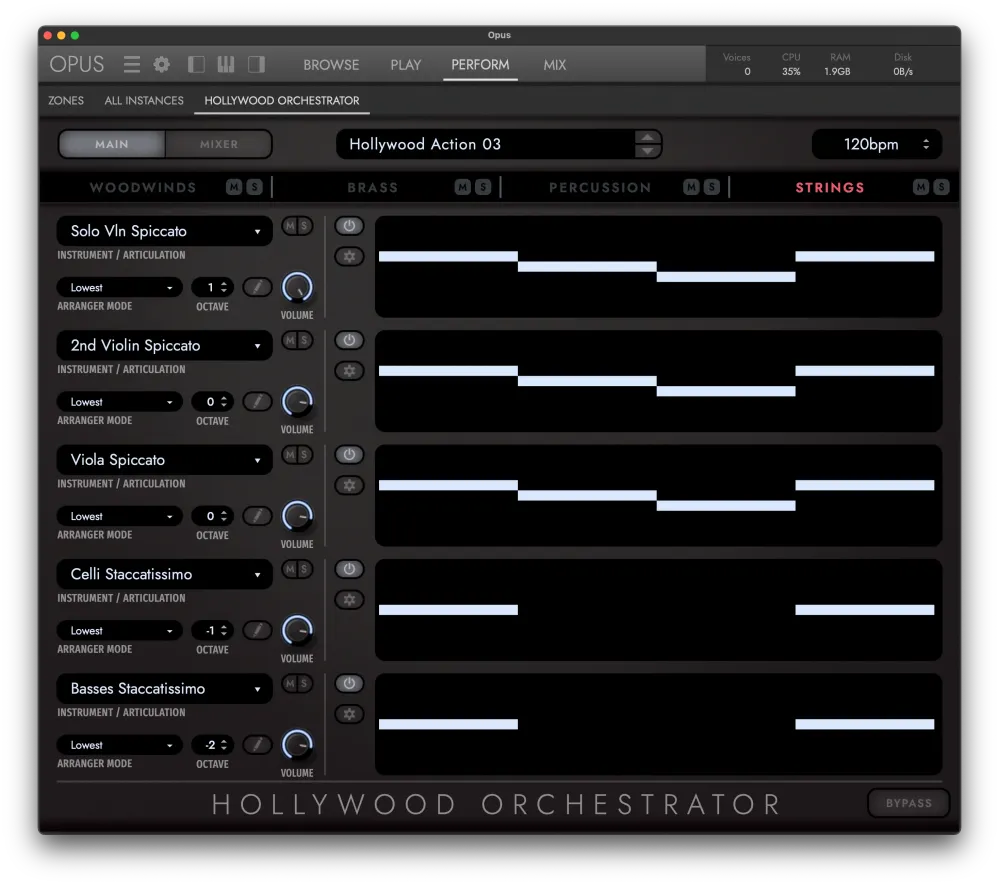 HOLLYWOOD ORCHESTRA OPUS EDITION