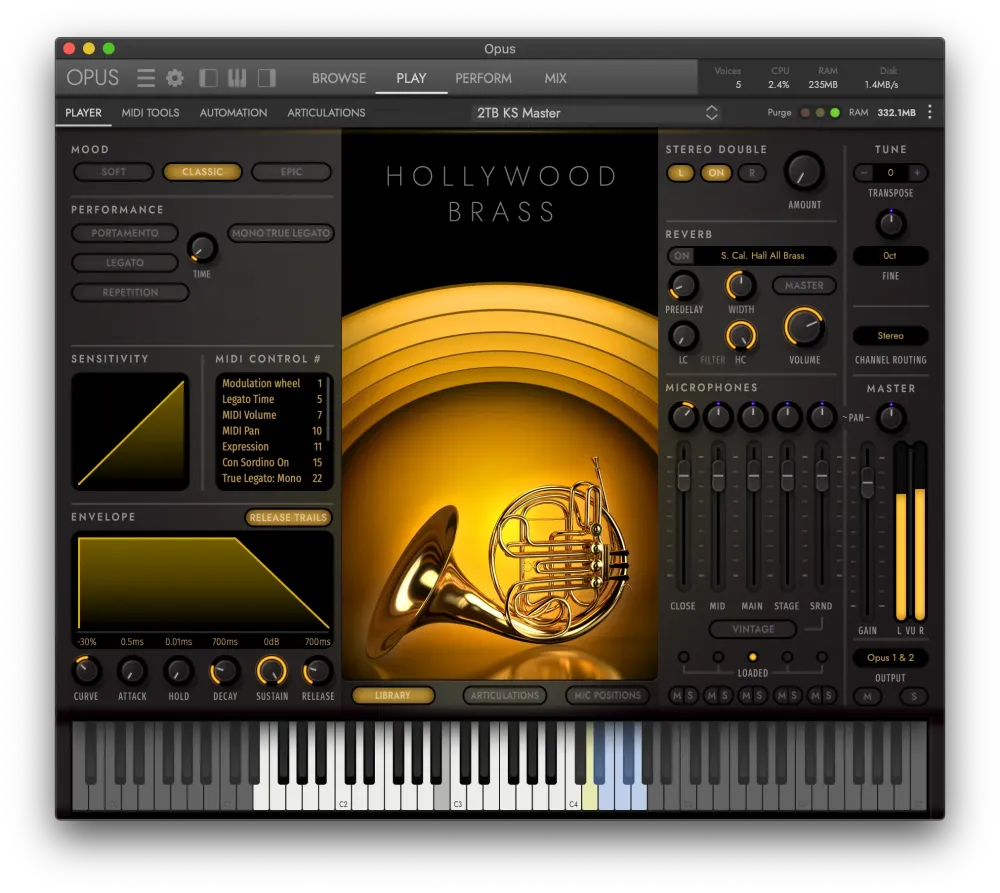 HOLLYWOOD ORCHESTRA OPUS EDITION