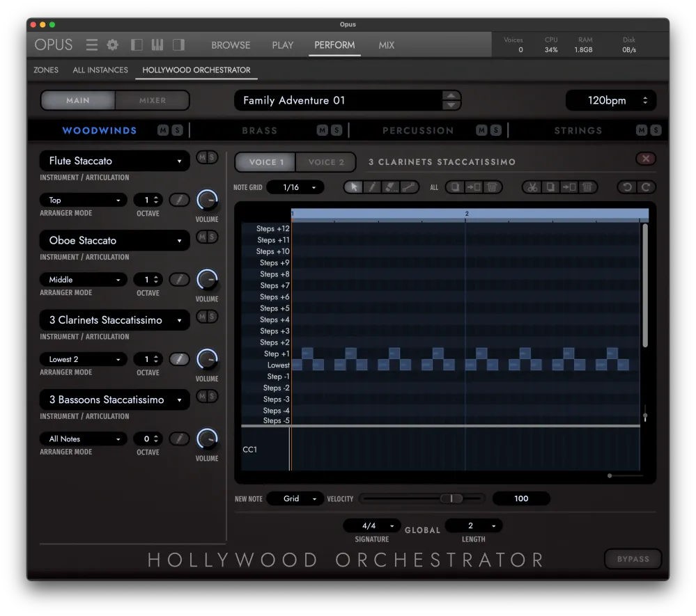 HOLLYWOOD ORCHESTRA OPUS EDITION