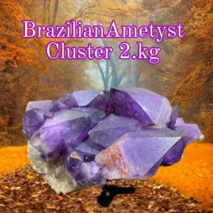 Supervakre BIG XL Brazilian Ametyst Cluster ca. 2.0 kg - 15x10x7cm