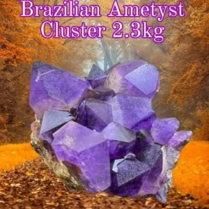 Supervakre BIG XL Brazilian Ametyst Cluster ca. 2.3kg - 17x12x7cm