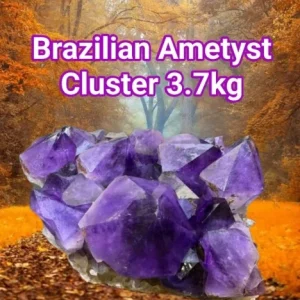 Supervakre BIG XXL Brazilian Ametyst Cluster ca. 3.7kg - 18x11x8cm