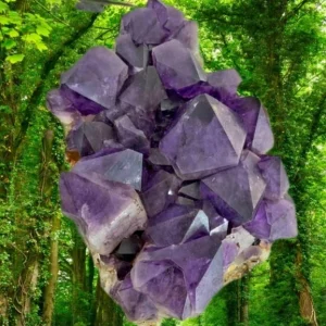 Supervakre BIG XXL Brazilian Ametyst Cluster ca. 5.1kg - 20x15x8cm