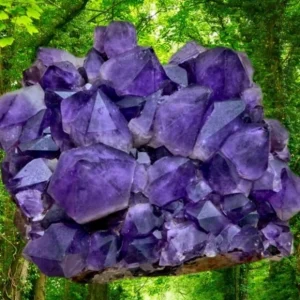 Supervakre BIG XXL Brazilian Ametyst Cluster ca. 5.4kg - 21x16x8cm