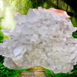 Stort og unikt Brazilian Clear Quartz Cluster, ca. 35x24cm - 10 - 12kg