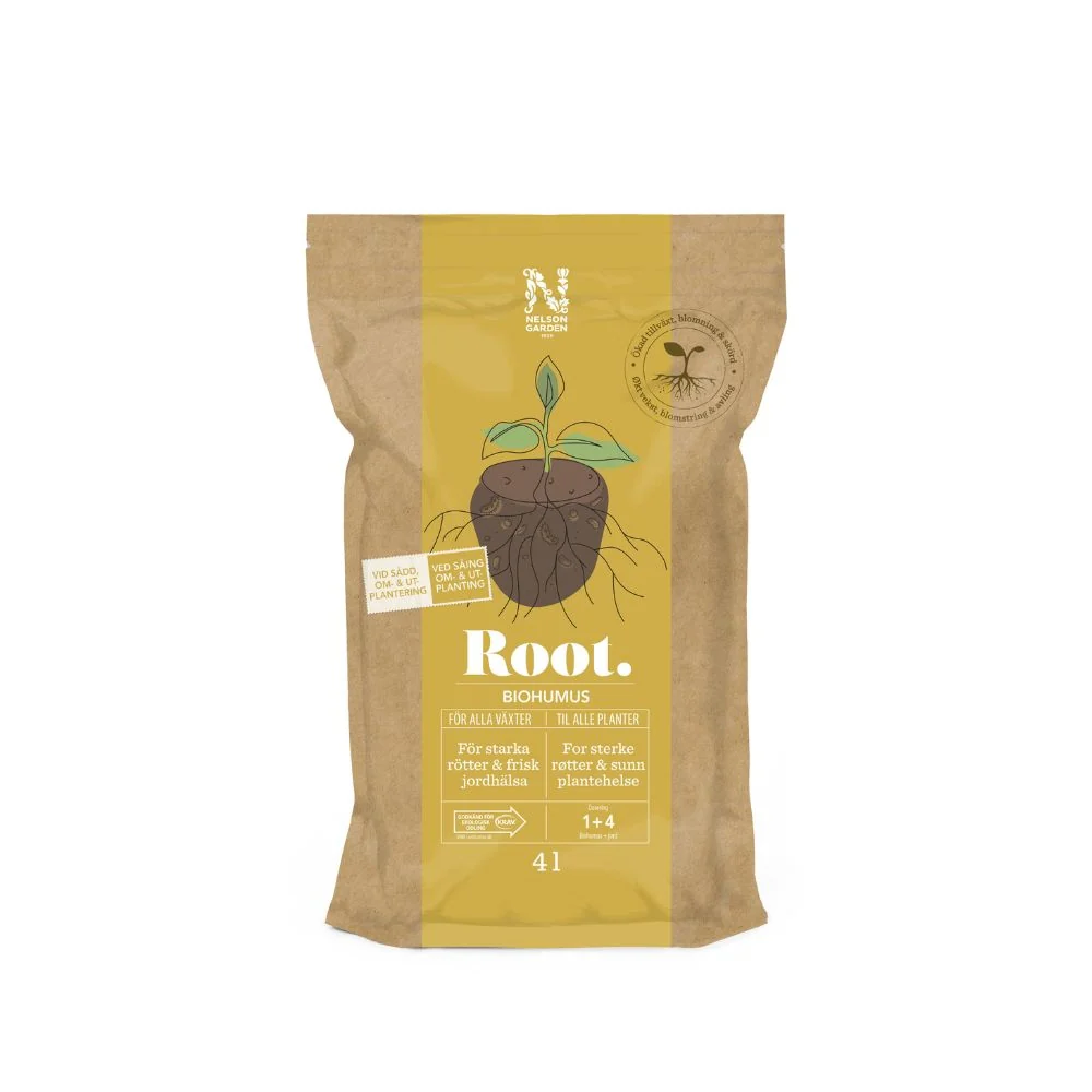 Biohumus ROOT – sterke røtter og sunn jord (4 liter)