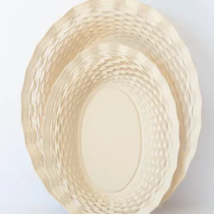 Bread Basket Medium Creme White