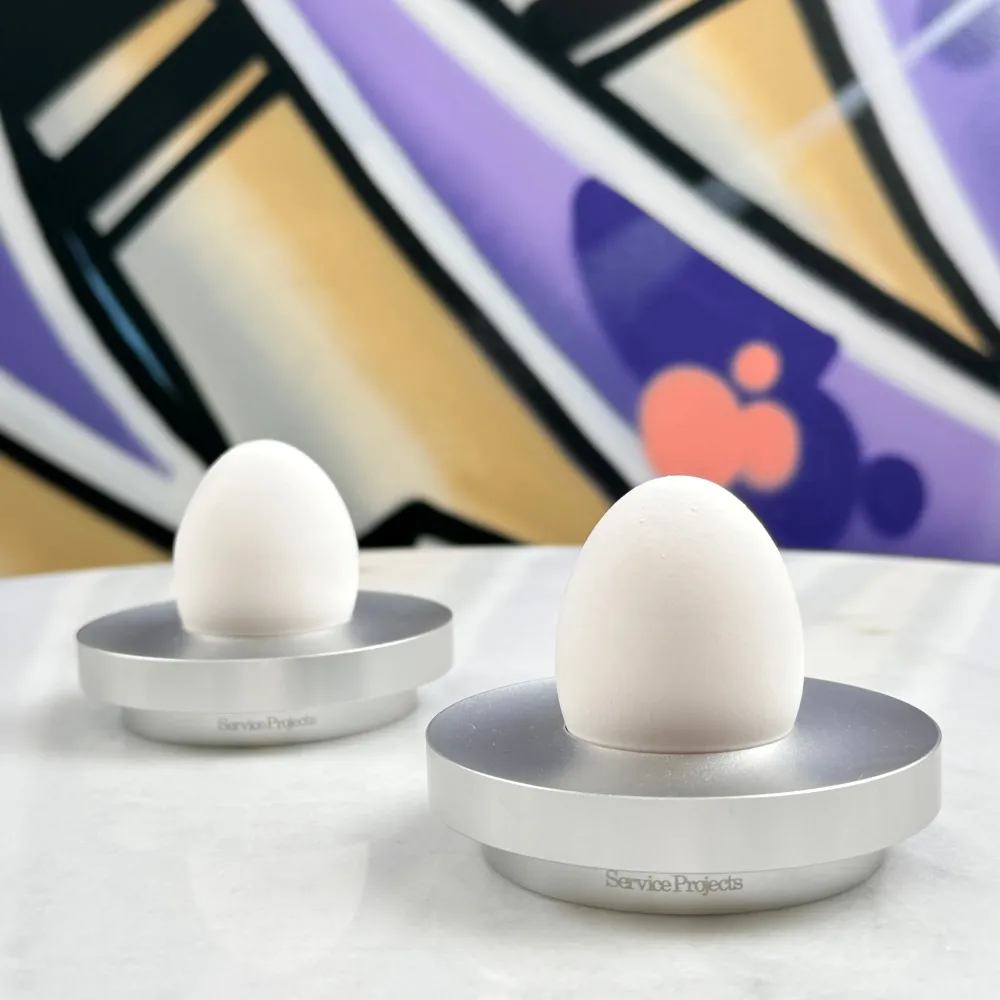 Egg Cup Aluminum 2-p
