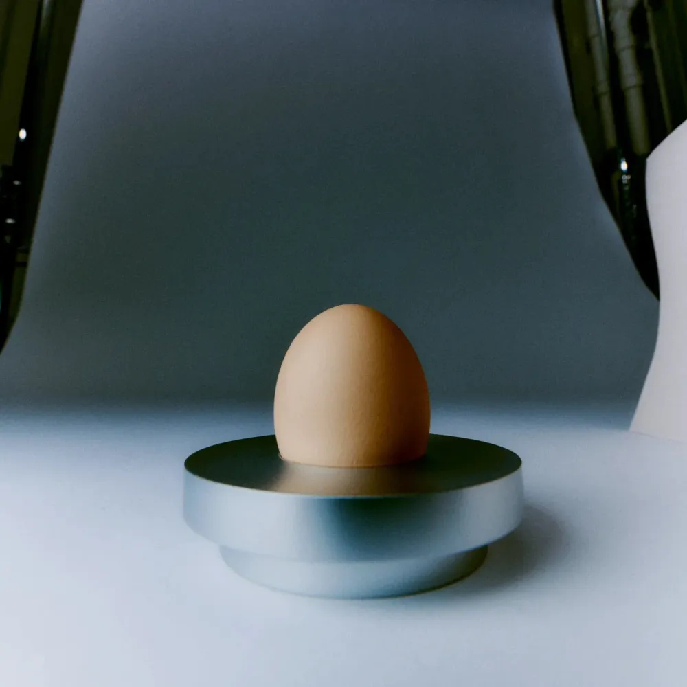 Egg Cup Aluminum 2-p