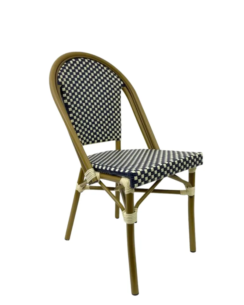 Fransk bistrostol blå