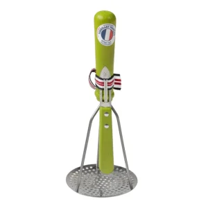 French Potato Masher and Peeler Green