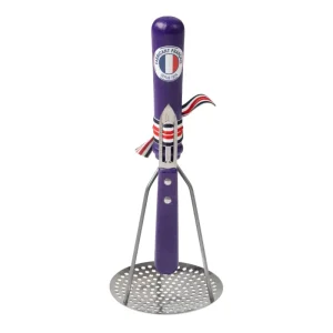 French Potato Masher and Peeler Purple