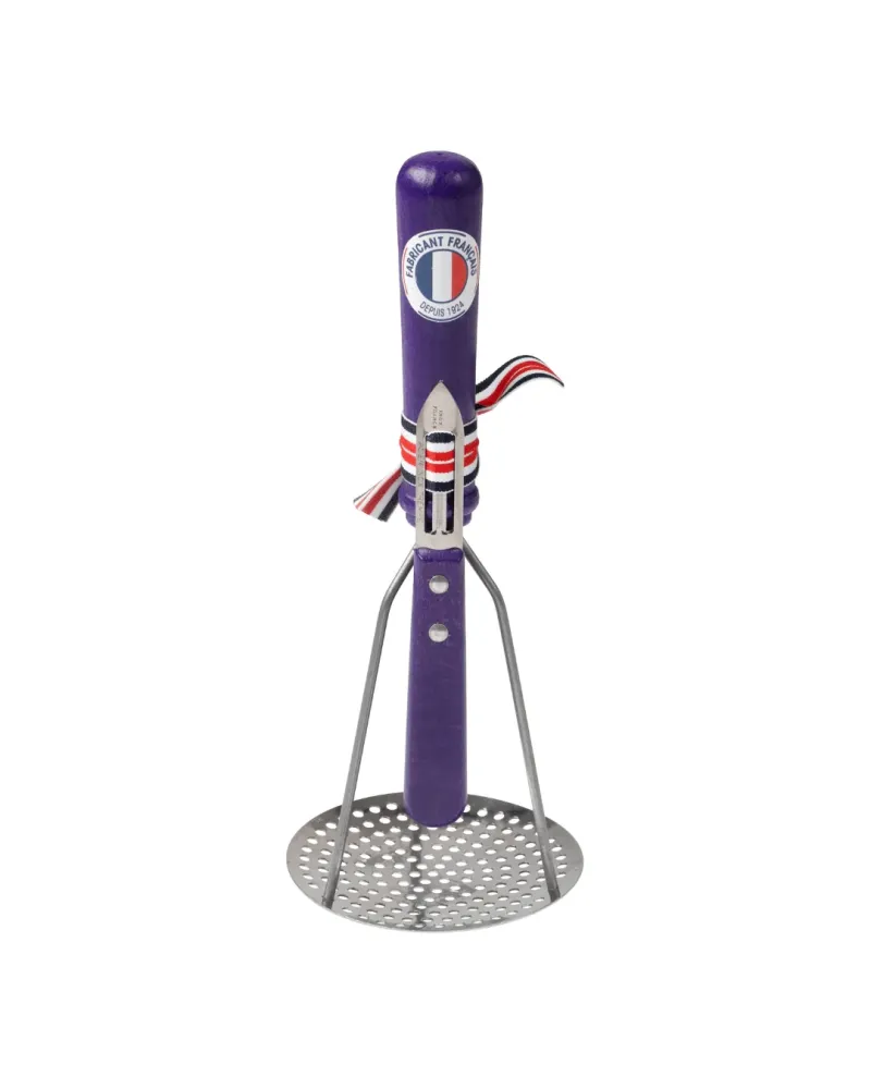 French Potato Masher and Peeler Purple