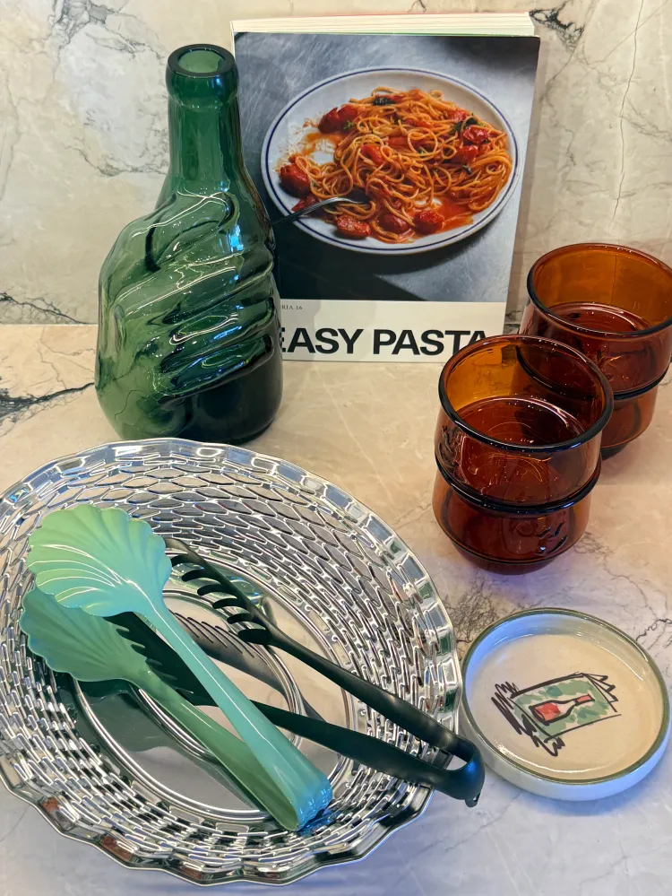 Spaghetti Tong Forest Green