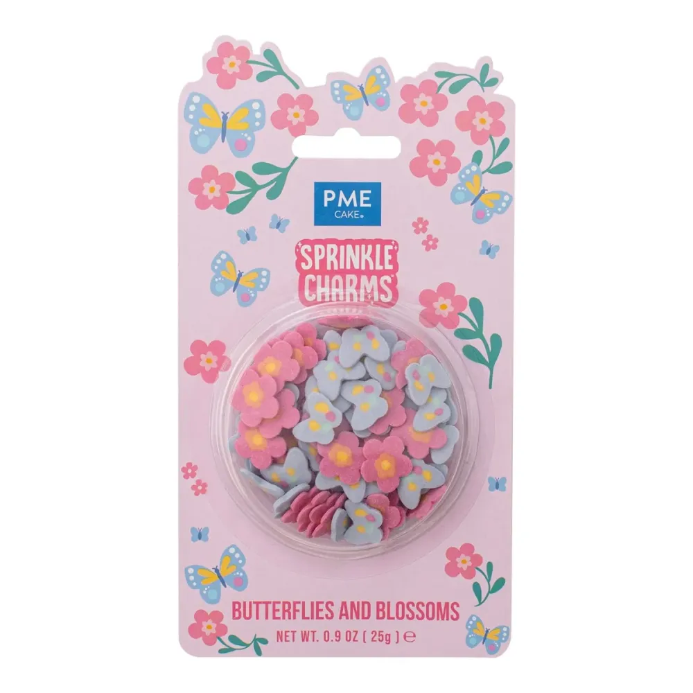 Kakestrøssel Sommerfugler og blomster, 25g