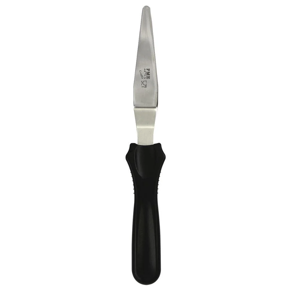 Palettkniv med vinklet og smalt blad 22cm