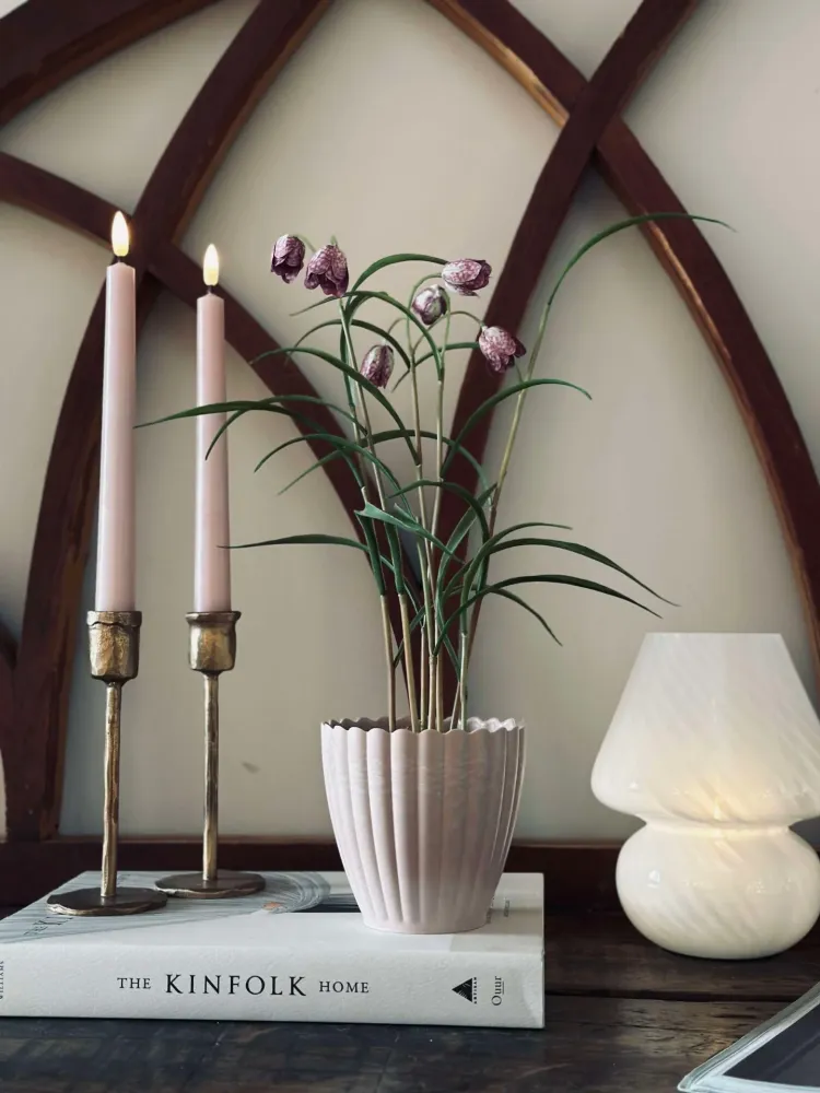 Potte i betong-look - Liten Rosa