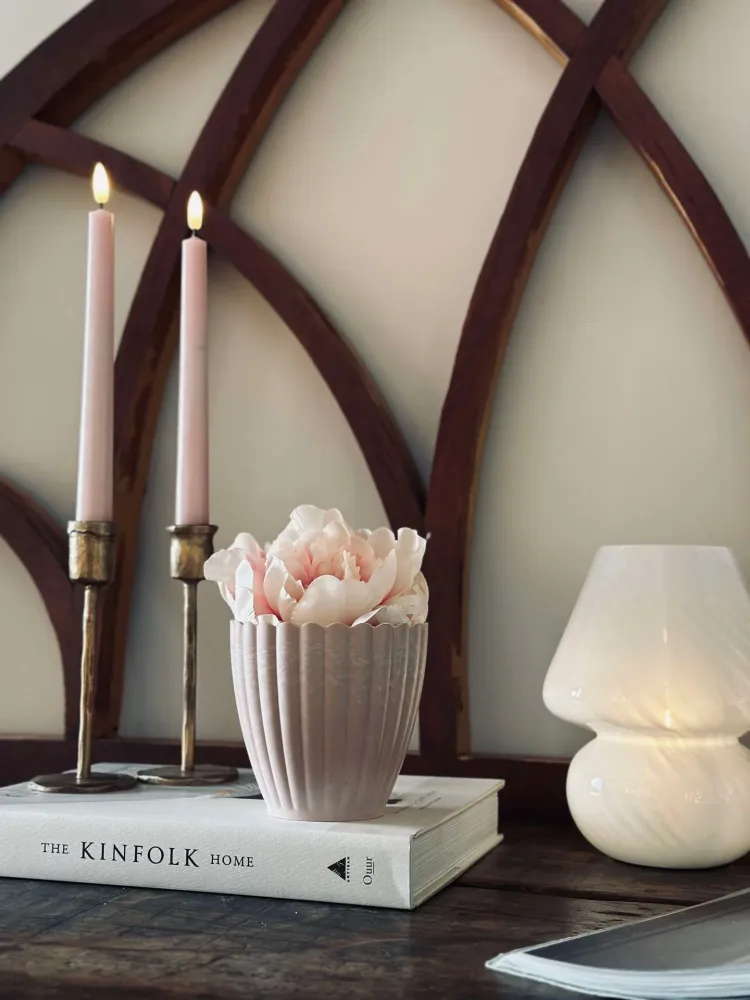 Potte i betong-look - Liten Rosa