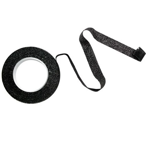 Blomstertape Svart sparkle
