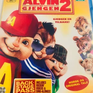Alvin og gjengen 2. Blu-Ray.