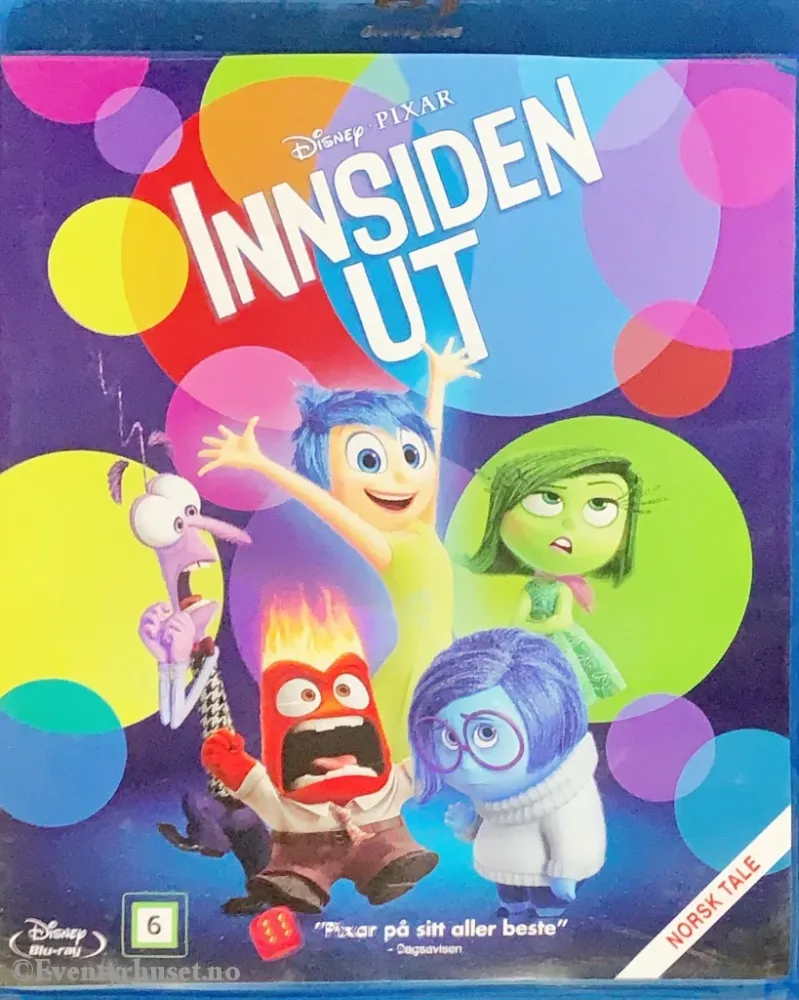 Disney pixar Blu-ray. Innsiden ut.