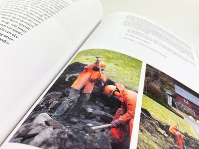 Mur, far og dotter - Ei bok om tørrmuring av Kjersti Aase Winjum