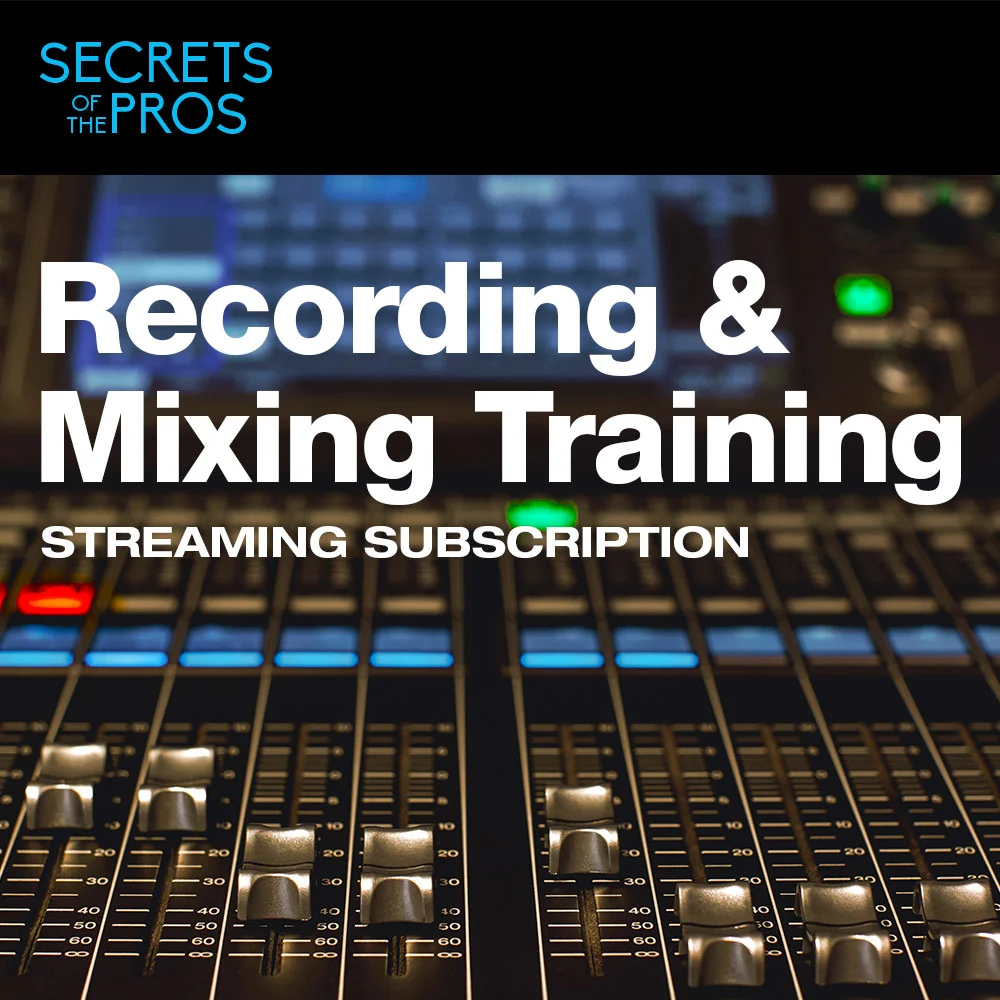 Recording & Mixing Training - 3 Month Subscription