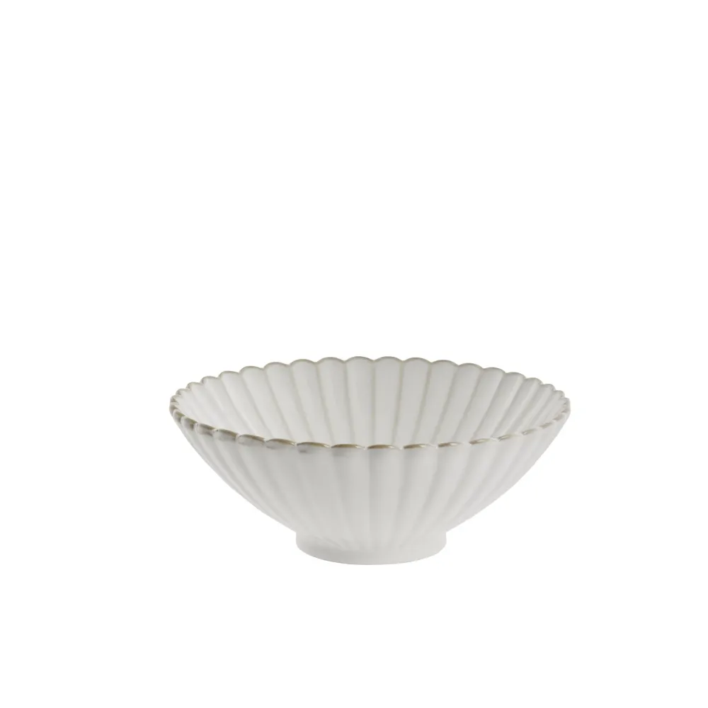 Camille skål Ø 20 cm. råhvit