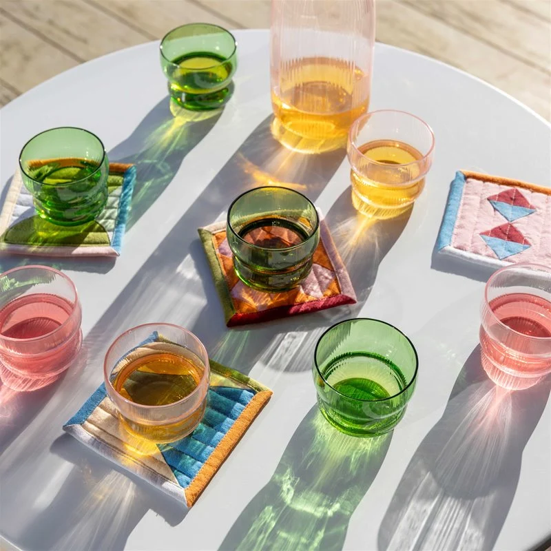 &Klevering - Drikkebrikker / Coasters sett av 4 stk