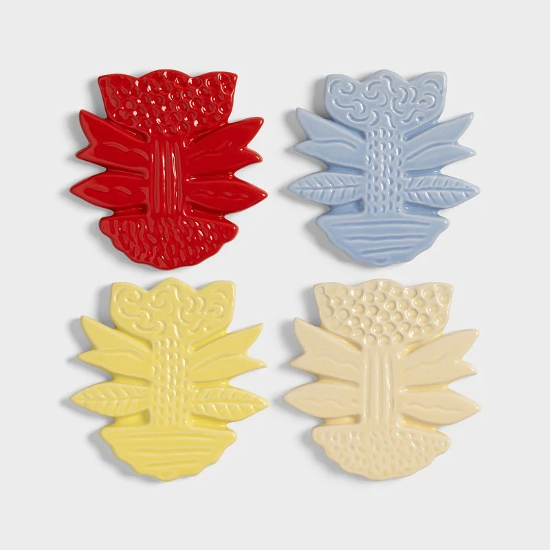 &Klevering - Drikkebrikker / Coasters sett av 4 stk