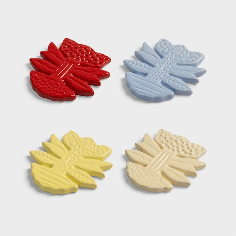 &Klevering - Drikkebrikker / Coasters sett av 4 stk