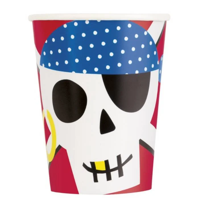 Pappkopper –Ahoy Pirate-, pk/8