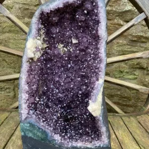 Tall Amethyst Crystal Geode 522 Premium Queen Grade 24.34kg – H50xW27xD21cm