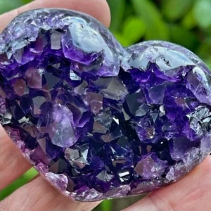 KAMPANJE / Supervakkert Deep Purple Brazilian Heart , ca. 150gram 65 - 70mm