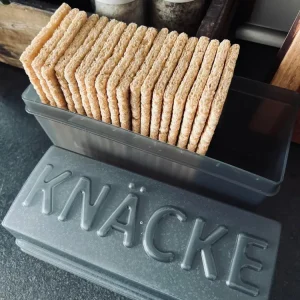 Boks til knekkebrød - Grå