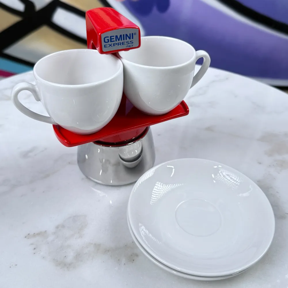Gemini Espresso Maker Red